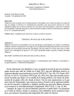 “Tlatelolco: la Gemela en la sombra”. Revista de Antropología Española, Universidad Complutense de Madrid, Vol, 35, 2005: 133-148.