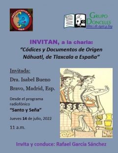Códices y documentos de origen Náhuatl, de Tlaxcala a España. Tlaxcala. 2022