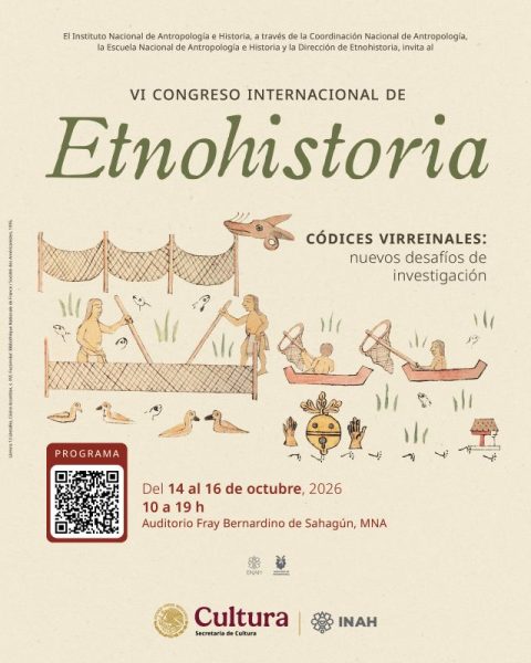VI Congreso Internacional de Etnohistoria. Ciudad de México (México). 2026.
